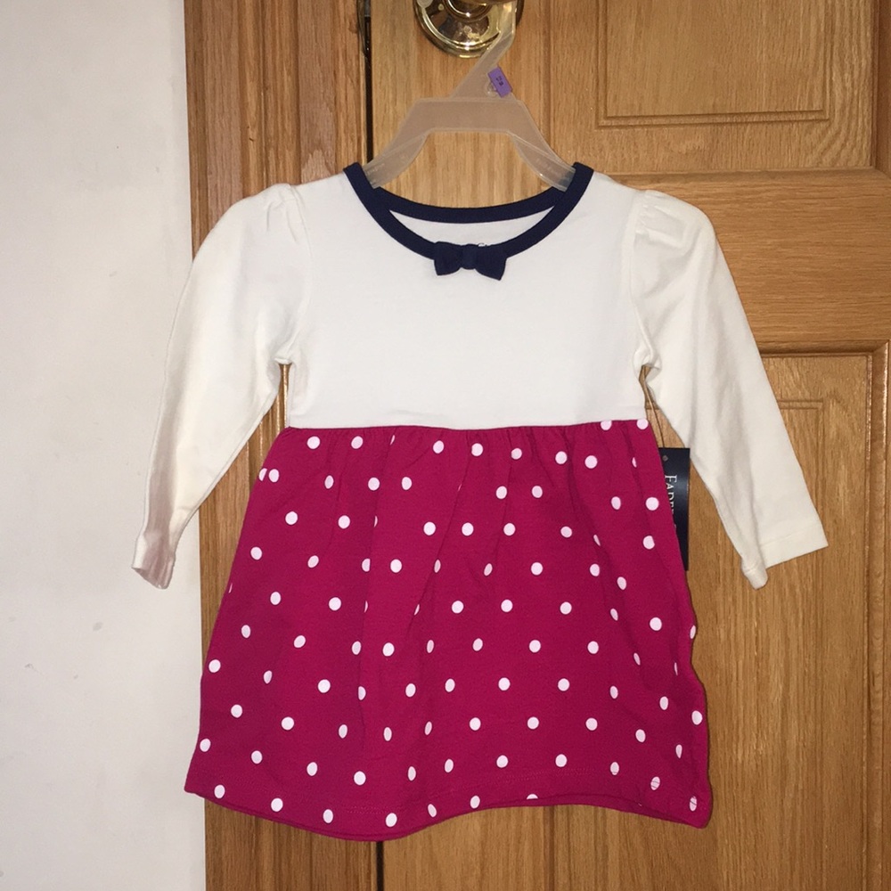 NWT Faded Glory dress long sleeves size 12 months from 15 years ago vintage
